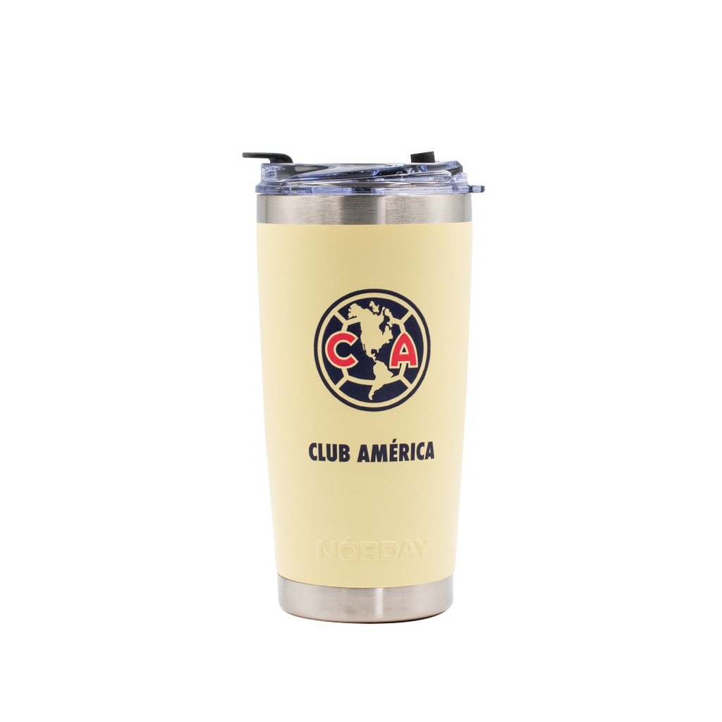 20 OZ TUMBLER CLUB AMERICA GRANDES DE CORAZÓN YELLOW