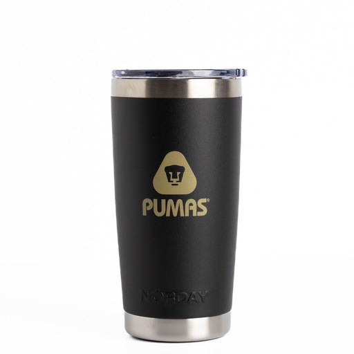 20 OZ TUMBLER PUMAS BLACK