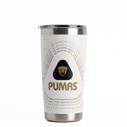 20 OZ TUMBLER PUMAS WHITE