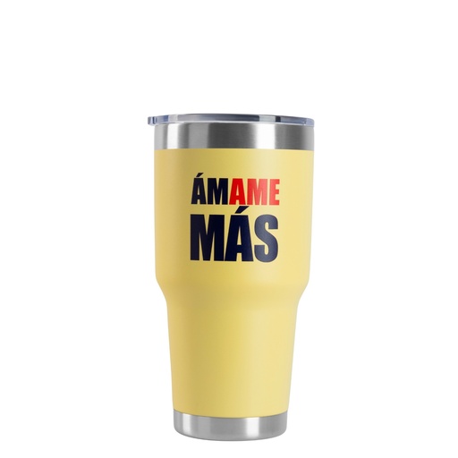 30 OZ TUMBLER CLUB AMERICA ÁMAME MÁS YELLOW